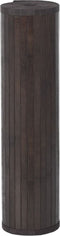 vidaXL - Vloerkleed - rechthoekig - 70x400 - cm - bamboe - donkerbruin