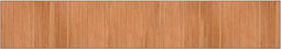 vidaXL - Vloerkleed - rechthoekig - 70x400 - cm - bamboe - naturel