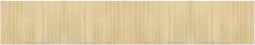 vidaXL - Vloerkleed - rechthoekig - 70x400 - cm - bamboe - lichtnaturel