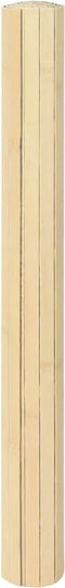 vidaXL - Vloerkleed - rechthoekig - 70x400 - cm - bamboe - lichtnaturel