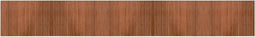 vidaXL - Vloerkleed - rechthoekig - 70x500 - cm - bamboe - bruin