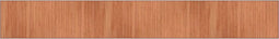 vidaXL - Vloerkleed - rechthoekig - 70x500 - cm - bamboe - bruin