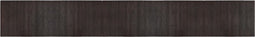 vidaXL - Vloerkleed - rechthoekig - 70x500 - cm - bamboe - donkerbruin