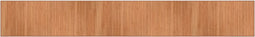 vidaXL - Vloerkleed - rechthoekig - 70x500 - cm - bamboe - naturel