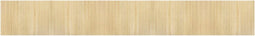 vidaXL - Vloerkleed - rechthoekig - 70x500 - cm - bamboe - lichtnaturel