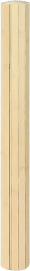 vidaXL - Vloerkleed - rechthoekig - 70x500 - cm - bamboe - lichtnaturel