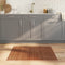 vidaXL - Vloerkleed - rechthoekig - 80x100 - cm - bamboe - bruin