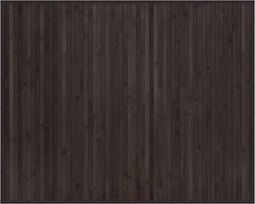 vidaXL - Vloerkleed - rechthoekig - 80x100 - cm - bamboe - donkerbruin