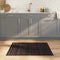 vidaXL - Vloerkleed - rechthoekig - 80x100 - cm - bamboe - donkerbruin