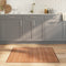 vidaXL - Vloerkleed - rechthoekig - 80x100 - cm - bamboe - naturel