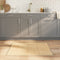 vidaXL - Vloerkleed - rechthoekig - 80x100 - cm - bamboe - lichtnaturel