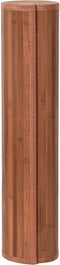 vidaXL - Vloerkleed - rechthoekig - 80x1000 - cm - bamboe - bruin