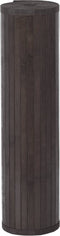 vidaXL - Vloerkleed - rechthoekig - 80x1000 - cm - bamboe - donkerbruin