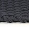 vidaXL - Vloerkleed - rechthoekig - 80x160 - cm - katoen - antracietkleurig