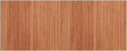 vidaXL - Vloerkleed - rechthoekig - 80x200 - cm - bamboe - bruin