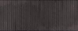 vidaXL - Vloerkleed - rechthoekig - 80x200 - cm - bamboe - donkerbruin