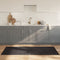 vidaXL - Vloerkleed - rechthoekig - 80x200 - cm - bamboe - donkerbruin