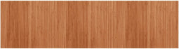 vidaXL - Vloerkleed - rechthoekig - 80x300 - cm - bamboe - bruin
