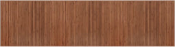 vidaXL - Vloerkleed - rechthoekig - 80x300 - cm - bamboe - bruin