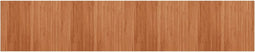 vidaXL - Vloerkleed - rechthoekig - 80x400 - cm - bamboe - bruin