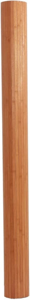 vidaXL - Vloerkleed - rechthoekig - 80x400 - cm - bamboe - bruin