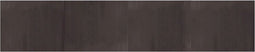 vidaXL - Vloerkleed - rechthoekig - 80x400 - cm - bamboe - donkerbruin