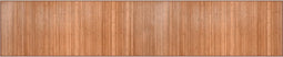 vidaXL - Vloerkleed - rechthoekig - 80x400 - cm - bamboe - naturel