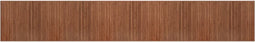 vidaXL - Vloerkleed - rechthoekig - 80x500 - cm - bamboe - bruin