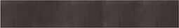 vidaXL - Vloerkleed - rechthoekig - 80x500 - cm - bamboe - donkerbruin