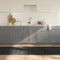vidaXL - Vloerkleed - rechthoekig - 80x500 - cm - bamboe - grijs