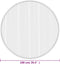 vidaXL - Vloerkleed - rond - 100 - cm - bamboe - grijs
