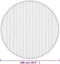 vidaXL - Vloerkleed - rond - 100 - cm - bamboe - lichtnaturel