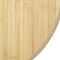 vidaXL - Vloerkleed - rond - 100 - cm - bamboe - lichtnaturel