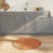 vidaXL - Vloerkleed - rond - 80 - cm - bamboe - bruin