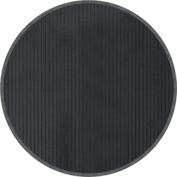 vidaXL - Vloerkleed - rond - 80 - cm - bamboe - grijs