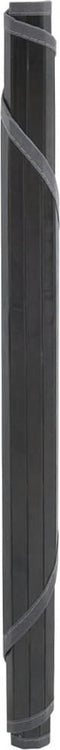 vidaXL - Vloerkleed - rond - 80 - cm - bamboe - grijs
