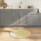vidaXL - Vloerkleed - rond - 80 - cm - bamboe - lichtnaturel