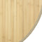 vidaXL - Vloerkleed - rond - 80 - cm - bamboe - lichtnaturel