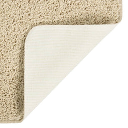 vidaXL - Vloerkleed - shaggy - anti-slip - 140x200 - cm - crèmekleurig