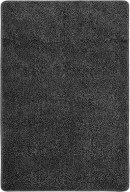 vidaXL - Vloerkleed - shaggy - anti-slip - 140x200 - cm - donkergrijs