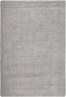 vidaXL - Vloerkleed - shaggy - anti-slip - 140x200 - cm - lichtgrijs