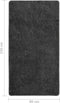 vidaXL - Vloerkleed - shaggy - anti-slip - 80x150 - cm - donkergrijs
