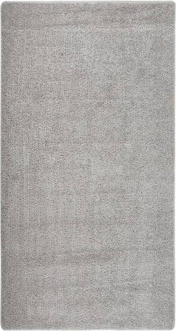 vidaXL - Vloerkleed - shaggy - anti-slip - 80x150 - cm - lichtgrijs