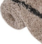 vidaXL - Vloerkleed - shaggy - hoogpolig - 160x230 - cm - beige - en - antracietkleur