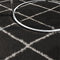 vidaXL - Vloerkleed - shaggy - hoogpolig - 80x150 - cm - crème- - en - antracietkleur