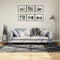 vidaXL - Vloerkleed - shaggy - hoogpolig - modern - 140x200 - cm - zwart - en - crème