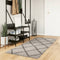 vidaXL - Vloerkleed - shaggy - hoogpolig - modern - 80x200 - cm - beige - en - antraciet
