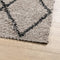 vidaXL - Vloerkleed - shaggy - hoogpolig - modern - 80x200 - cm - beige - en - antraciet