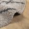 vidaXL - Vloerkleed - shaggy - hoogpolig - modern - Ø - 160 - cm - beige - en - antraciet