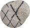 vidaXL - Vloerkleed - shaggy - hoogpolig - modern - Ø - 160 - cm - beige - en - antraciet